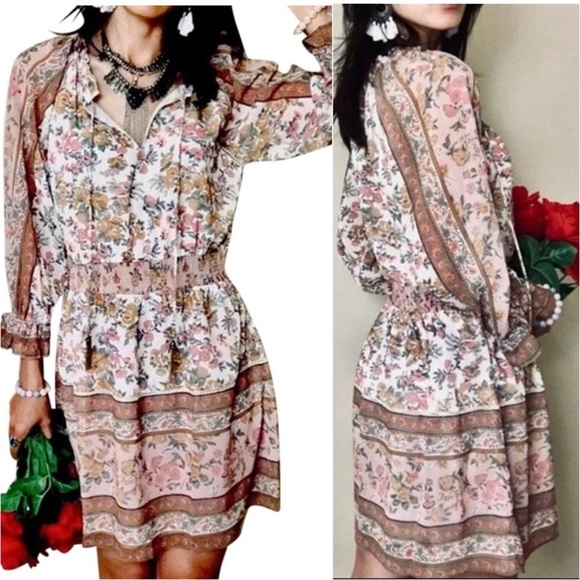 Anthropologie Dresses & Skirts - Anthropologie Love The Label boho Tippy Border dress in Euphoria M